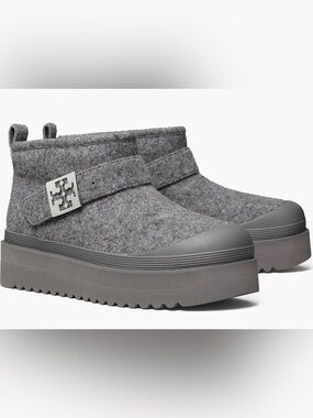 Tory Burch Genuine Shearling Platform Boot. Ladies size 8.